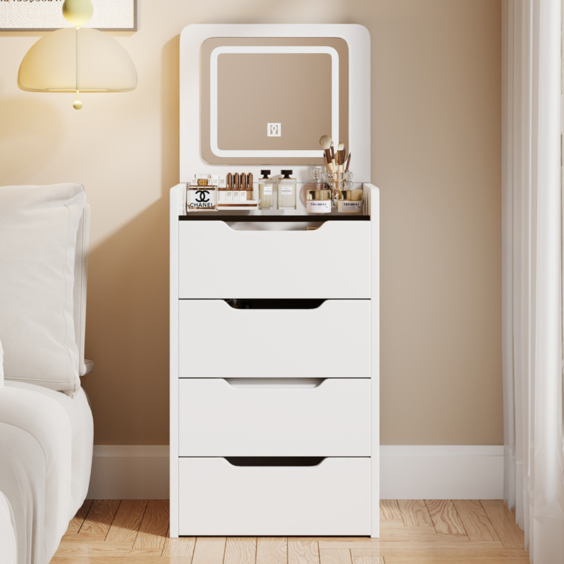 Cream-style three-color lamp dressing table