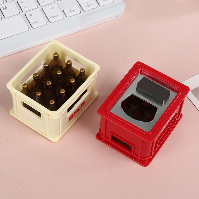 Beer bottle opener magnetic refrigerator sticker multi-functional bottle opener