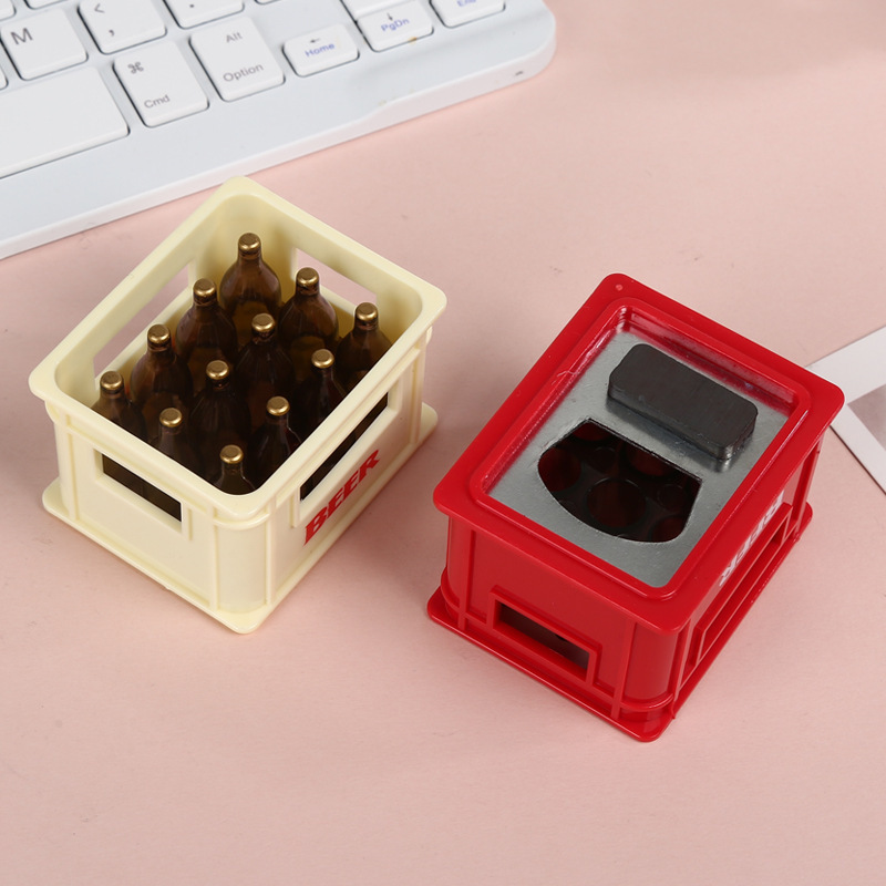 Beer bottle opener magnetic refrigerator sticker multi-functional bottle opener