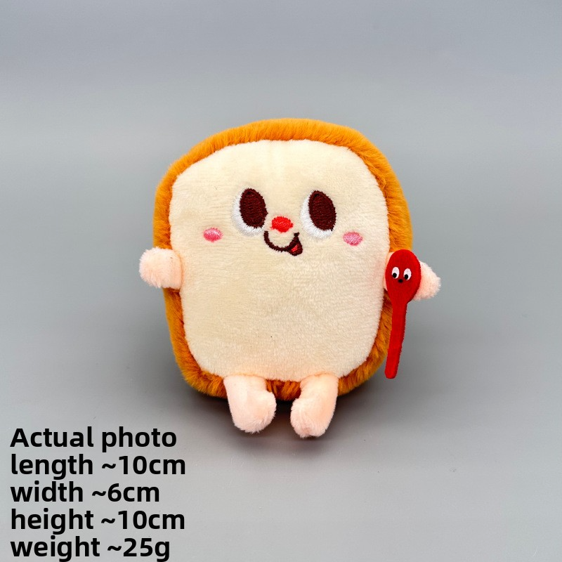 Creative French Fry Burger Backpack Pendant