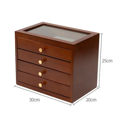 Vintage-style jewelry storage box