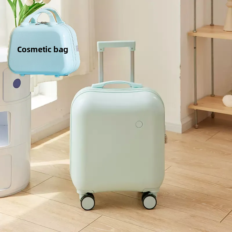 Pressure-resistant and wear-resistant small 18-inch travel suitcase