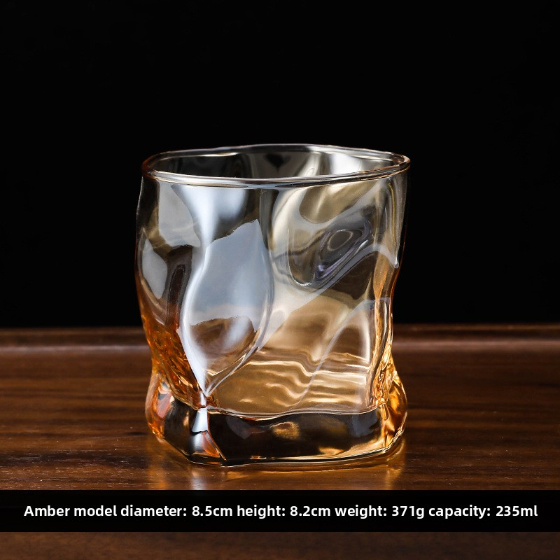 Glass cup, whiskey glass, high-end water cup, beer mug, coffee cup