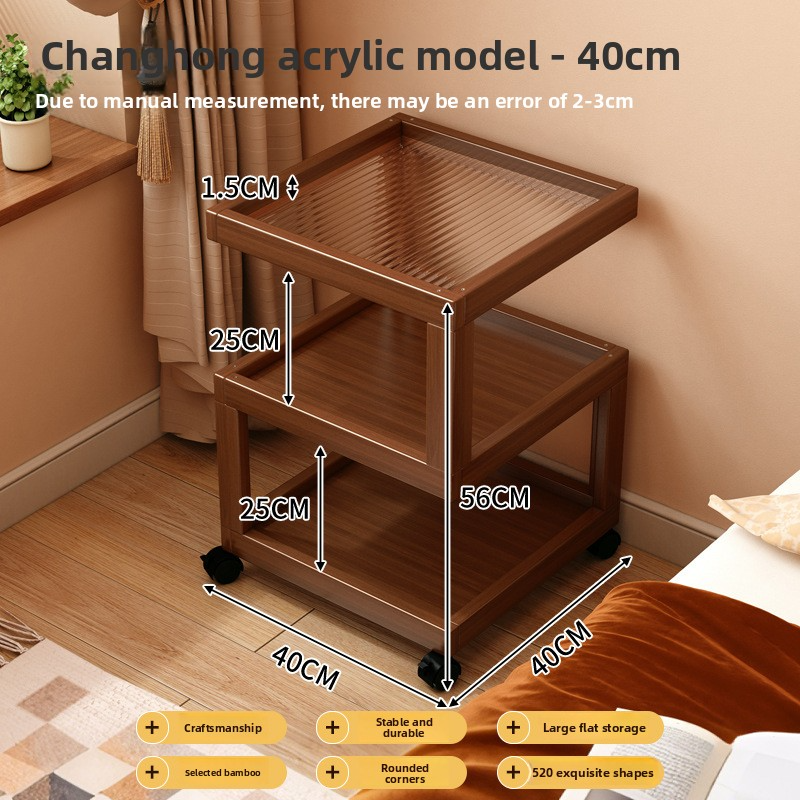 Simple and Creative Side Table Shelf