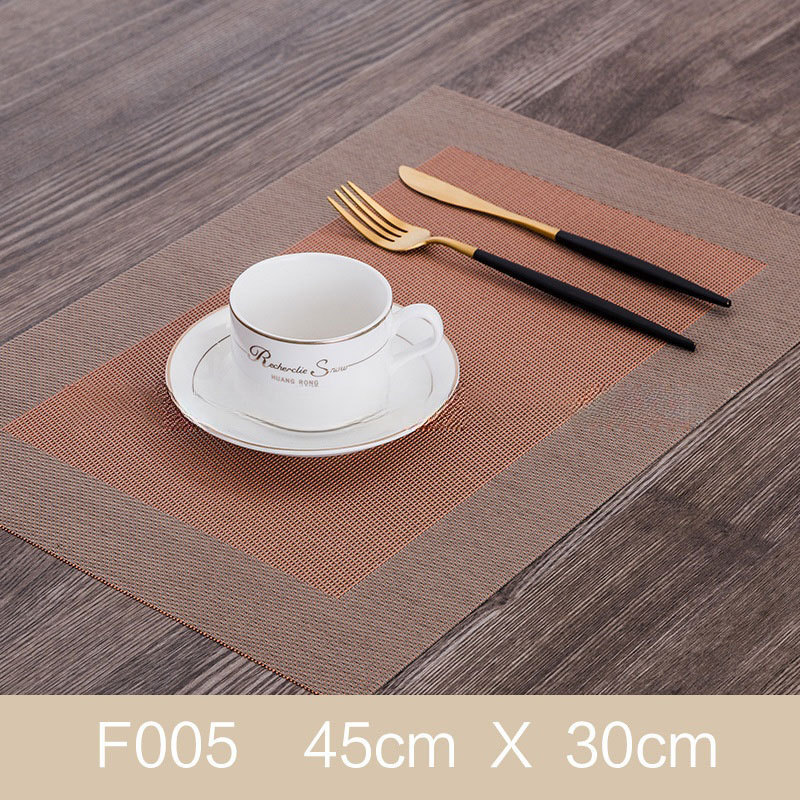 Placemat: waterproof, oil-proof and heat-insulating table mat