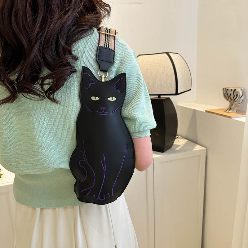 Cute Cat Lady's Chest Bag