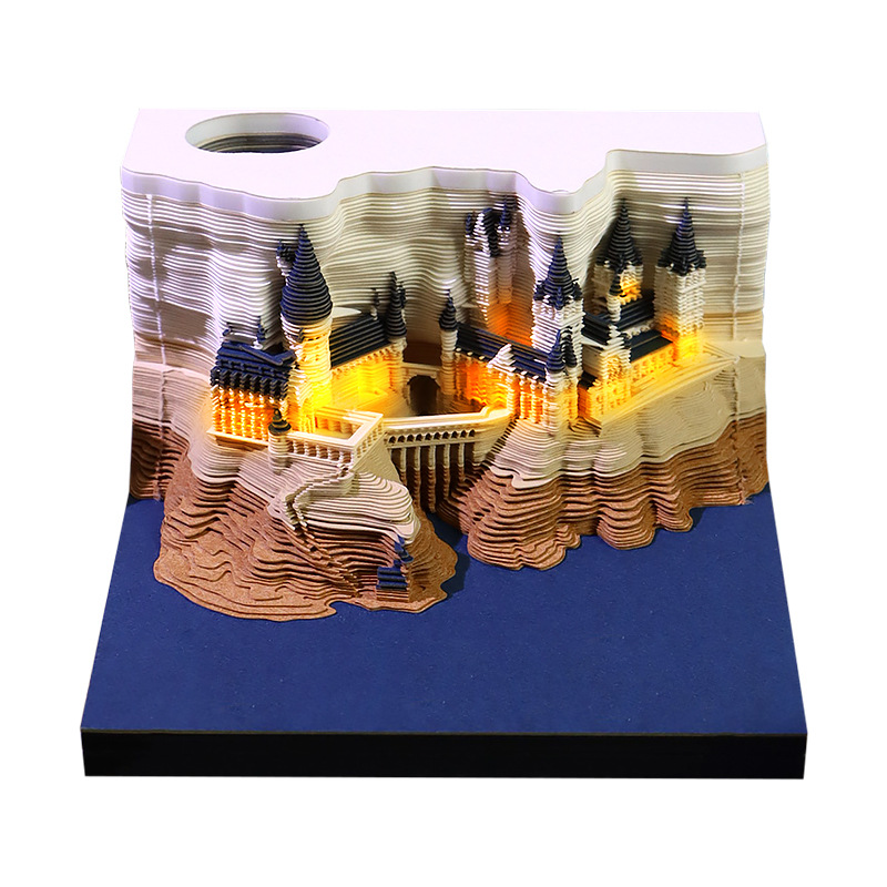 Paper carving calendar Harry Potter 3D stereo sticky note book