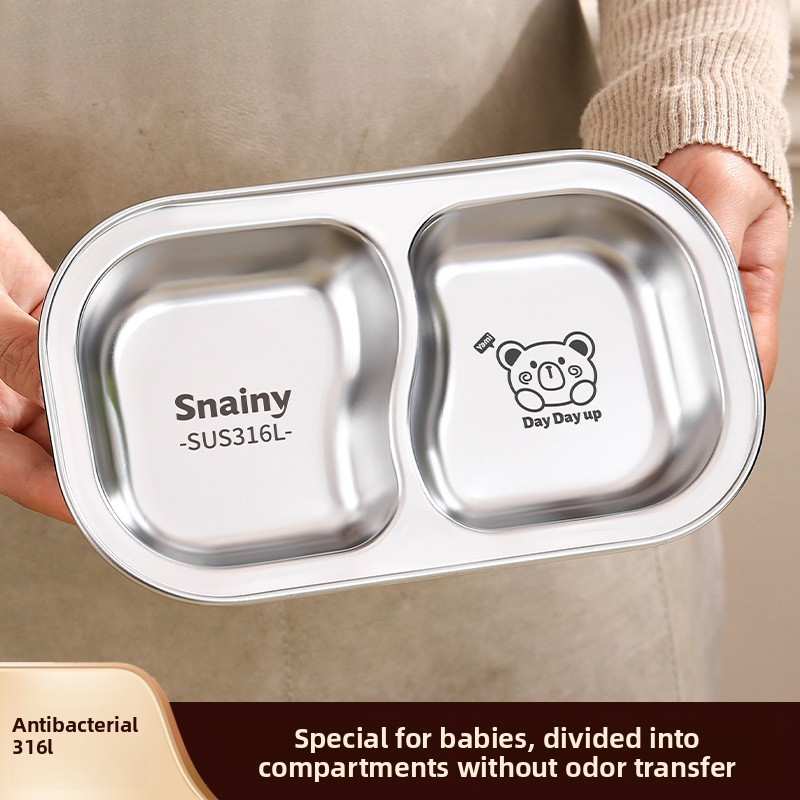 316 stainless steel children's dinner plate home