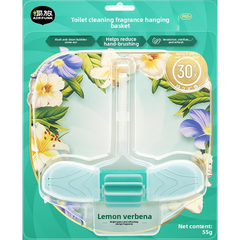 Deodorizing fragrance toilet cleaner for removing odors