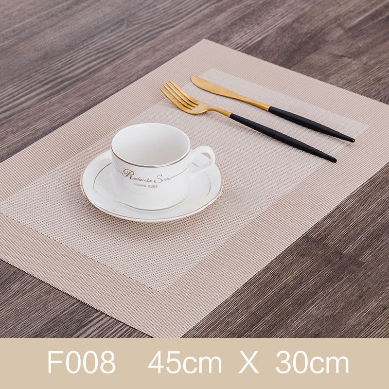 Placemat: waterproof, oil-proof and heat-insulating table mat