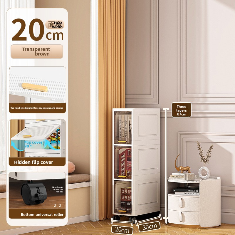 Gap multifunctional storage cabinet