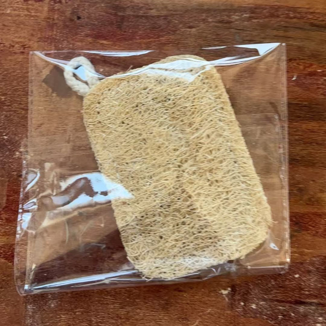 Natural Loofah Sponge Dishwashing Brush Pot Scrubber Magic Tool