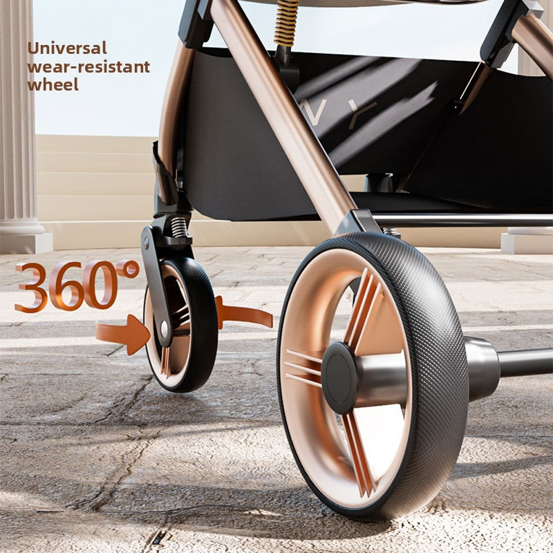 Multifunctional detachable high-end pet stroller