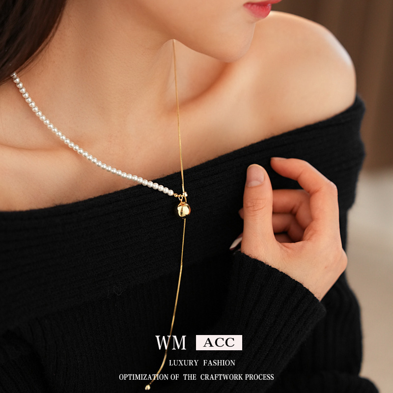 Fashionable Adjustable Pearl Necklace