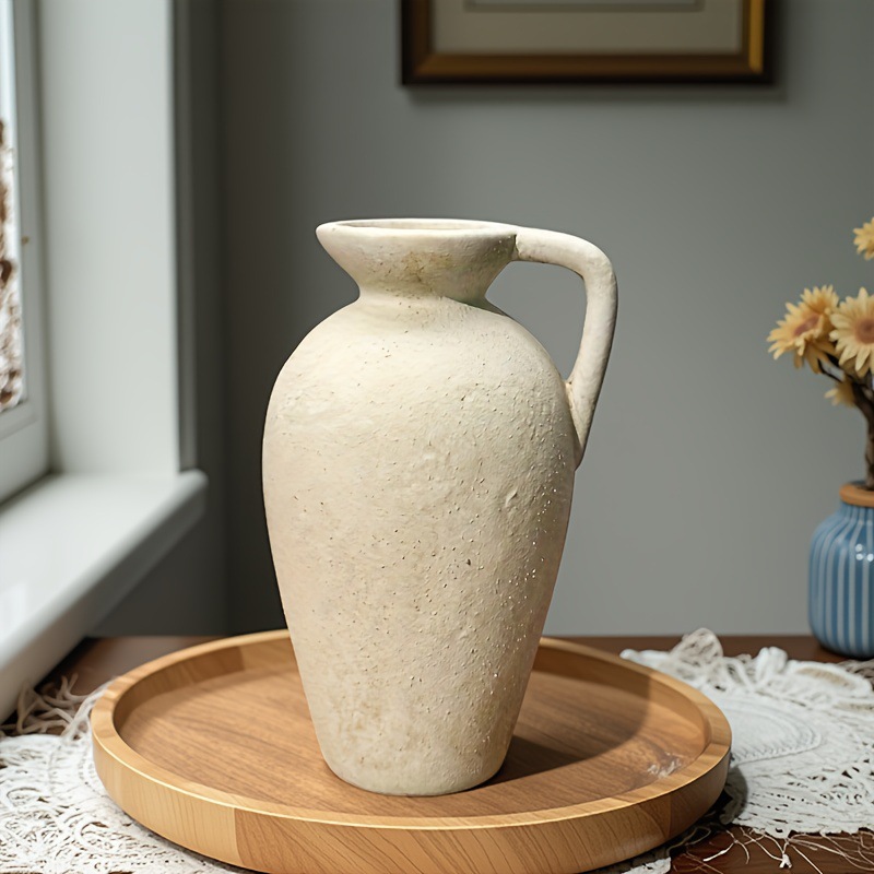 Wabi-sabi style ceramic vase