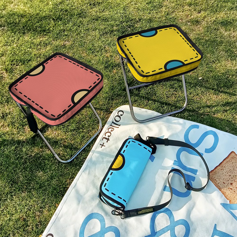 2D folding stool  small folding chair