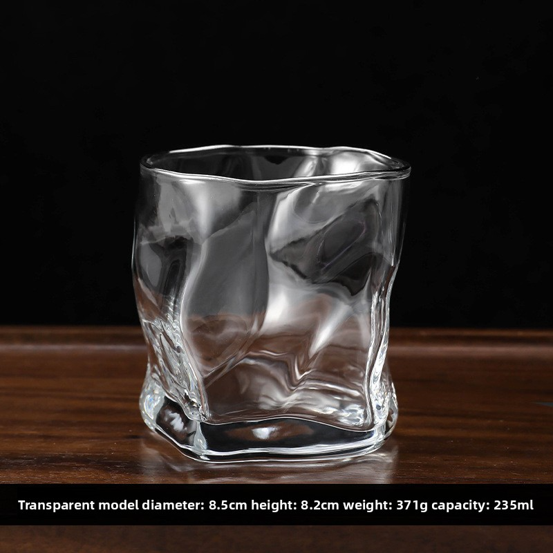 Glass cup, whiskey glass, high-end water cup, beer mug, coffee cup
