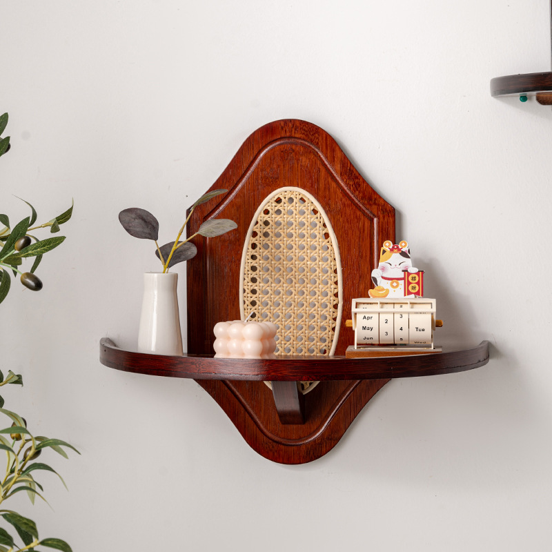 Vintage wall decoration storage shelf