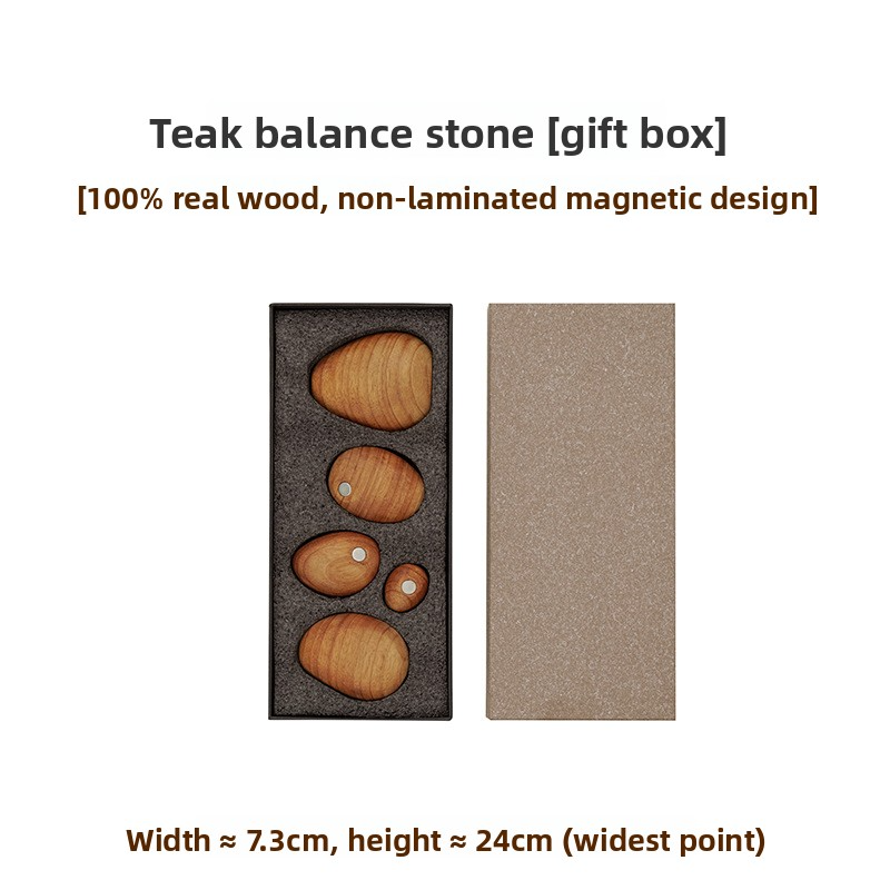 Balanced stone ornament