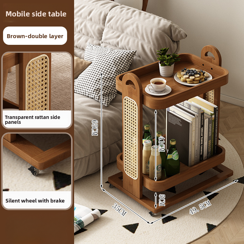 Movable and storable small coffee table