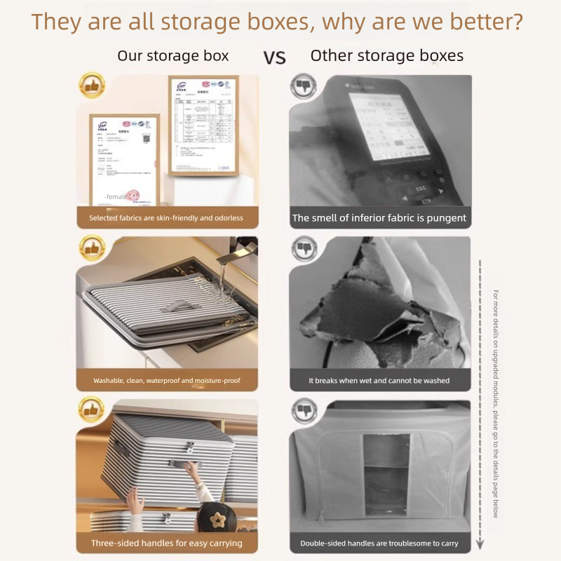 Simple lockable storage box