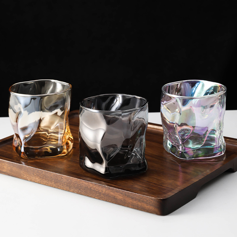 Glass cup, whiskey glass, high-end water cup, beer mug, coffee cup