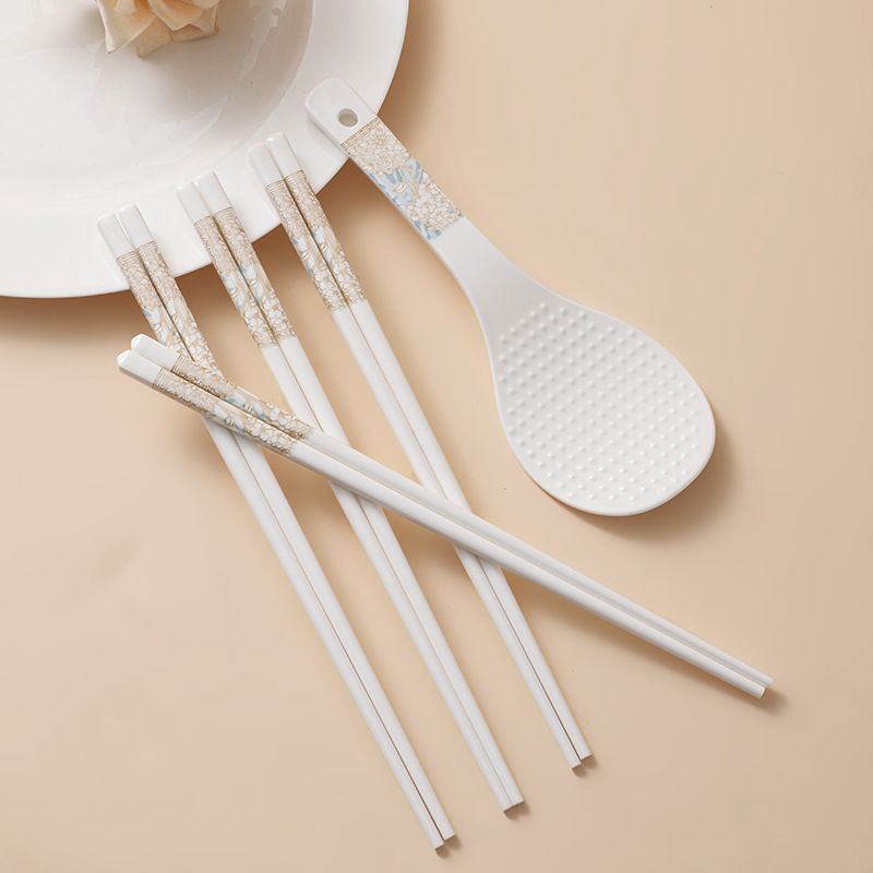 Ceramic Chopstick Set: Time Stroll
