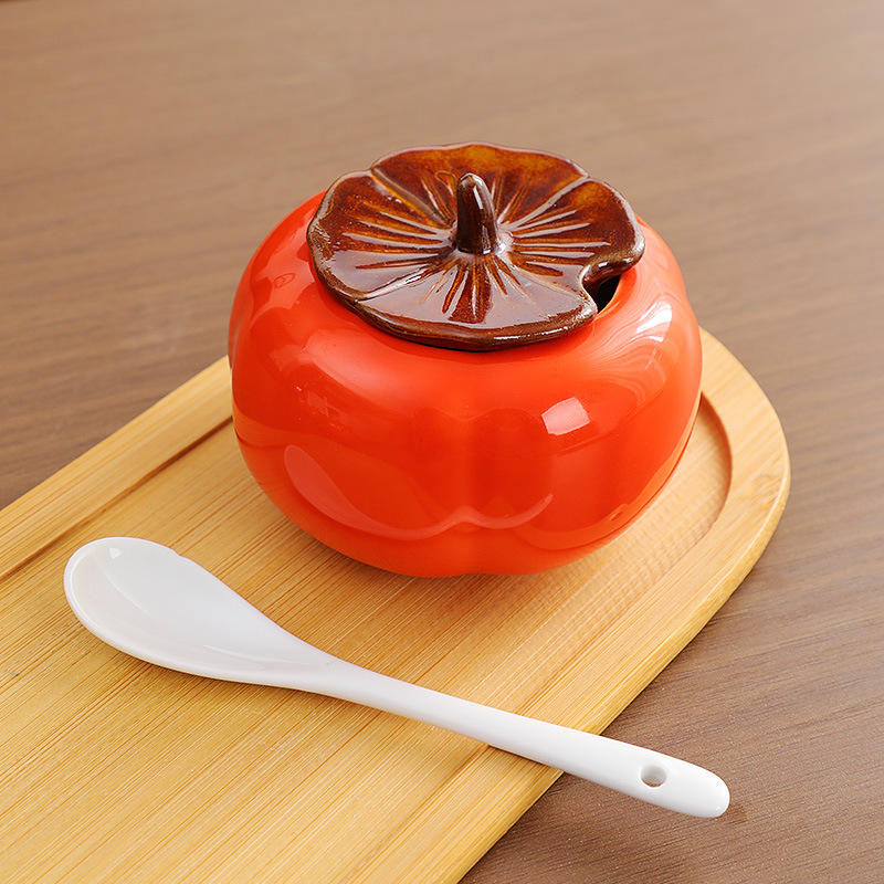 Ceramic high-temperature resistant seasoning jar