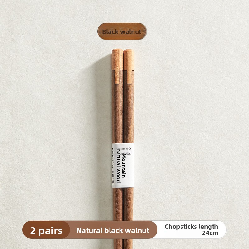 Household heat-resistant wooden chopsticks