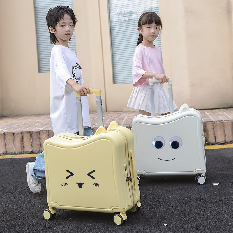 New style children's riding lightweight travel suitcase