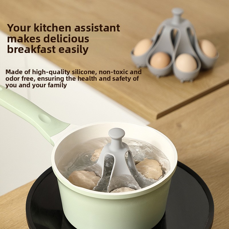 Kitchen Supplies Convenient Silicone Egg Cooking Tray