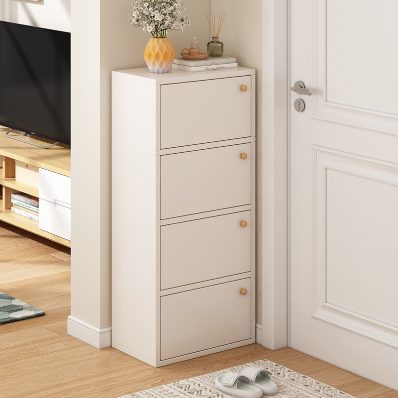 Narrow household shoe cabinet