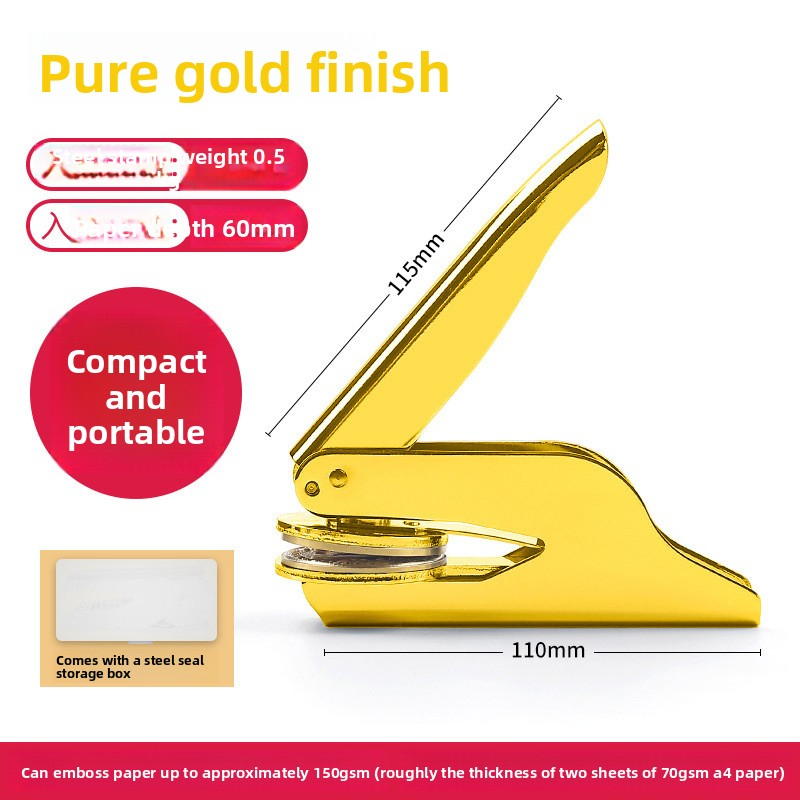 Custom Steel Stamp Advertising Embossing Book Embossing Machine