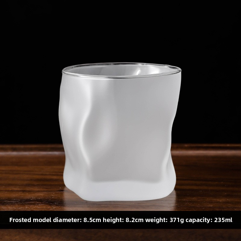 Glass cup, whiskey glass, high-end water cup, beer mug, coffee cup