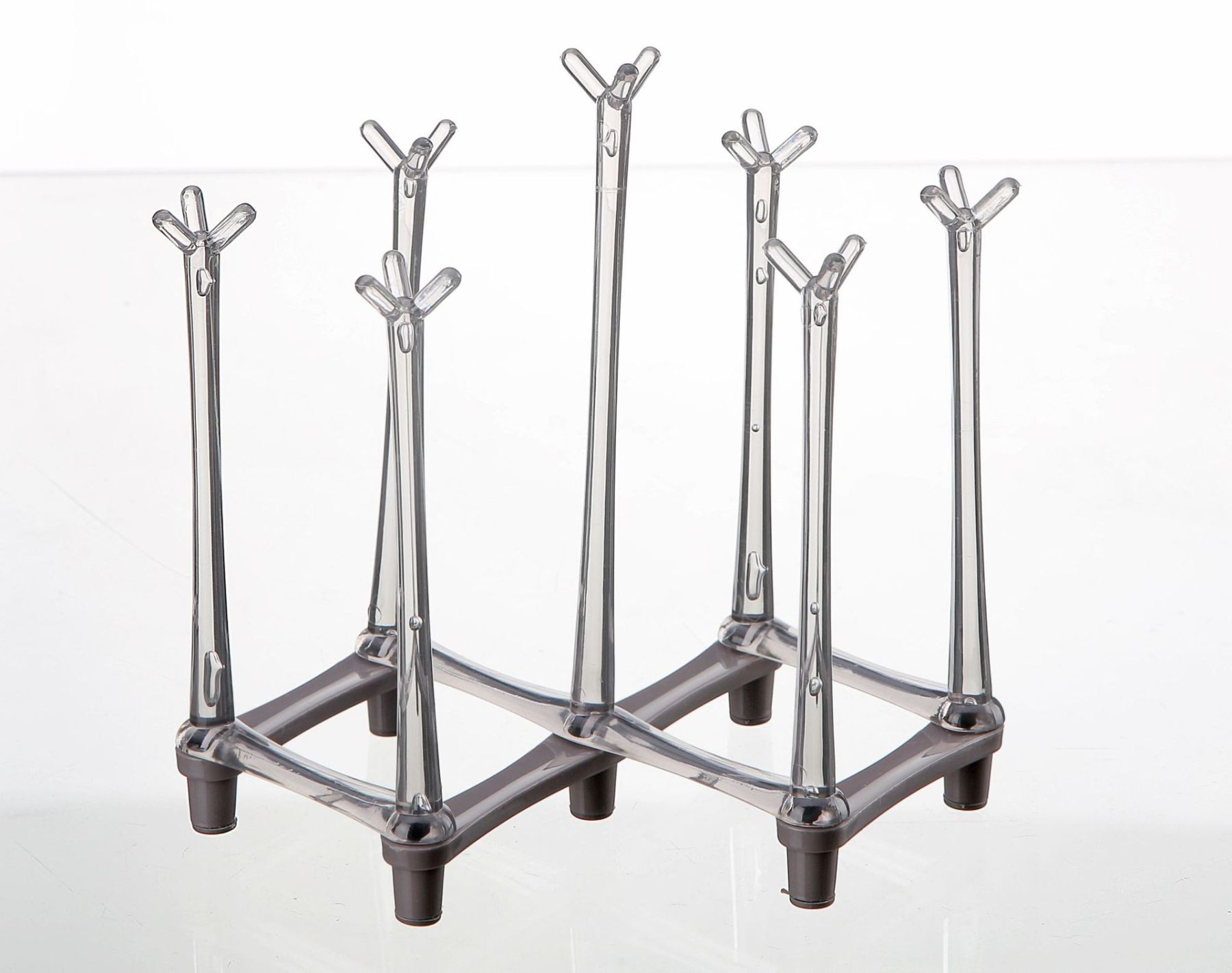 Household draining cup holder for placing water cups, coffee cups, glass cups, and teacups