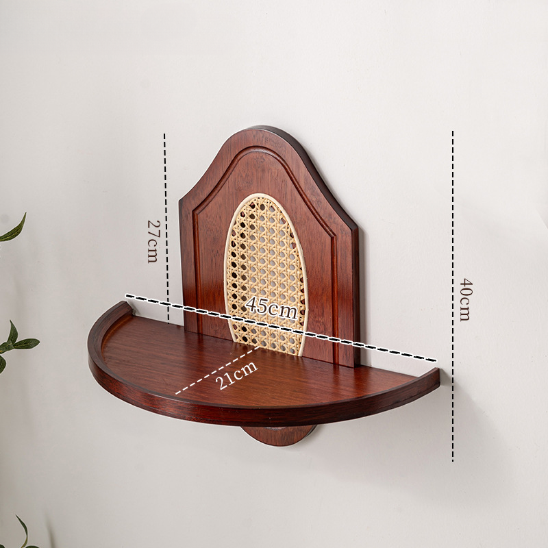 Vintage wall decoration storage shelf