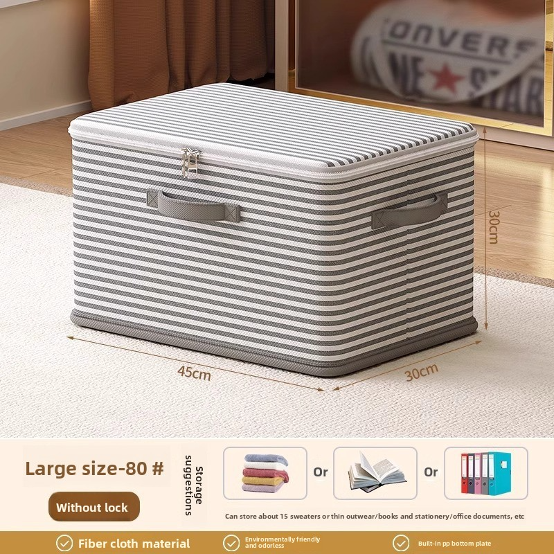 Simple lockable storage box