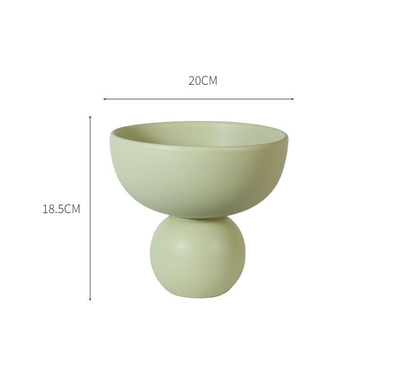 Fresh ceramic fruit plate