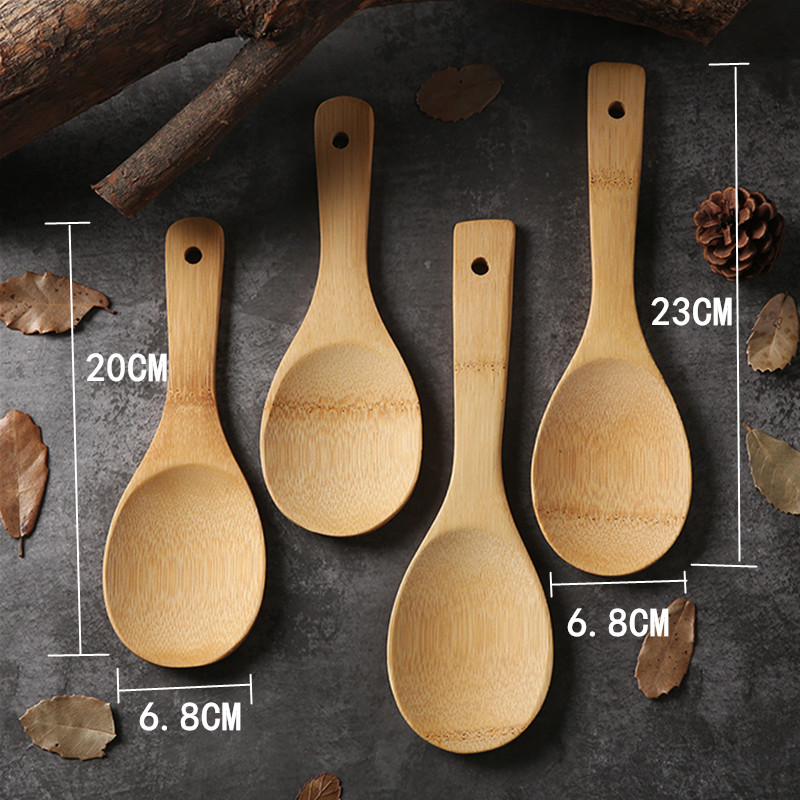 Bamboo rice spoon, household food-grade spatula, rice shovel, high-temperature resistant spatula