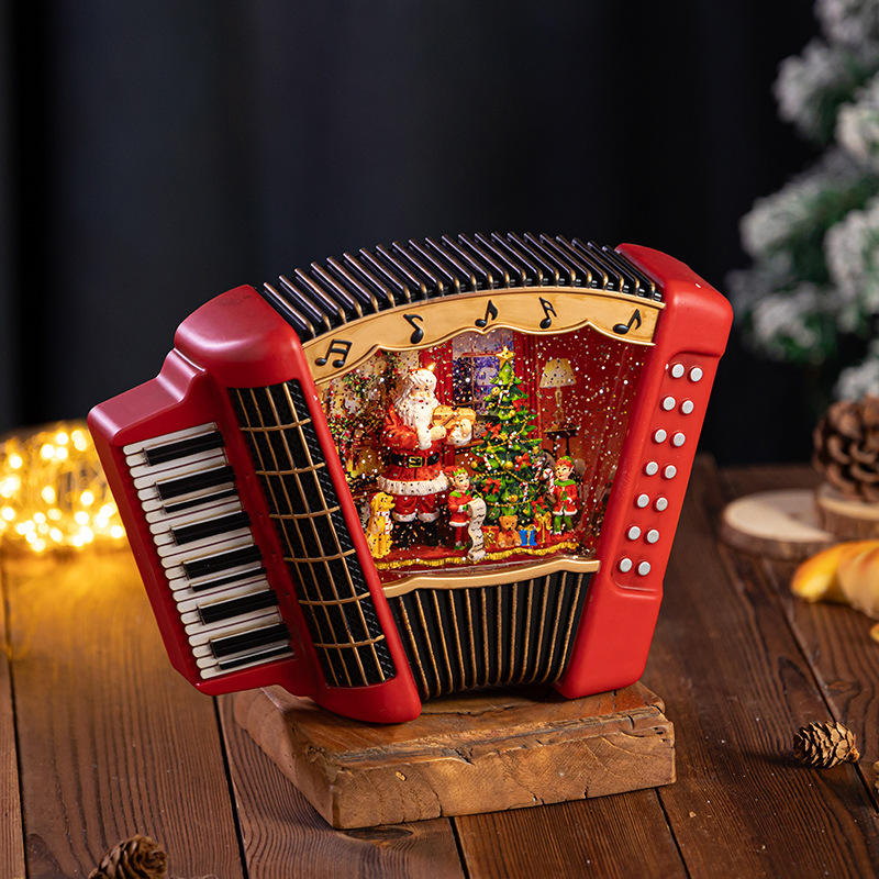 Christmas Music Box Snow Globe