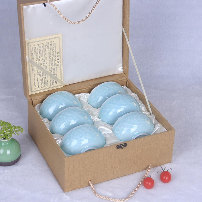 Ceramic bowl tableware 6/8-piece gift box set