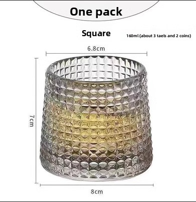 Spinning Cup, Whiskey Glass, Glass Beer Mug