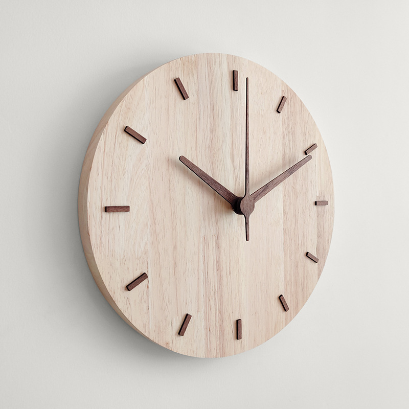 Personalized and Creative Wooden Silent Clock
