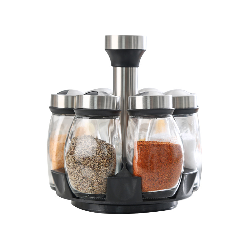 7-piece seasoning bottle set, kitchen supplies seasoning jar combination
