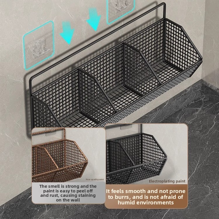 Storage basket for scallions, ginger and garlic - household kitchen shelf