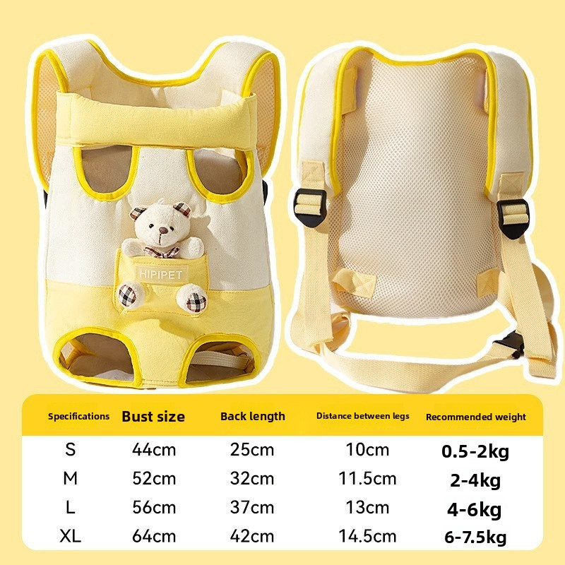 Chest Pet Bag Backpack Outing Carrying Bag