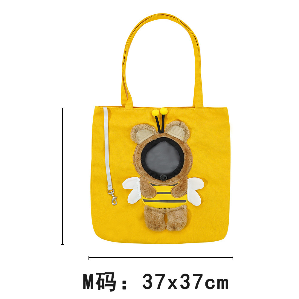 Pet Outing Bag Crossbody Handbag Open Top