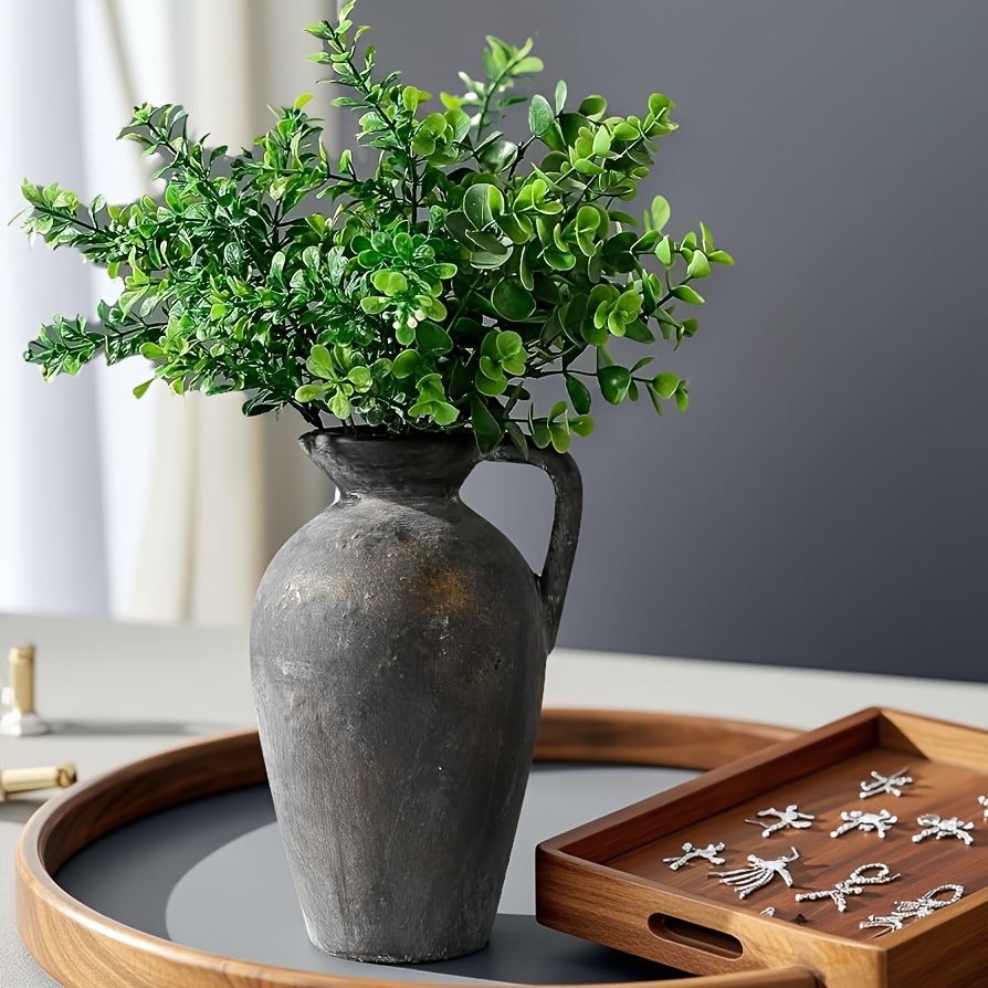 Wabi-sabi style ceramic vase