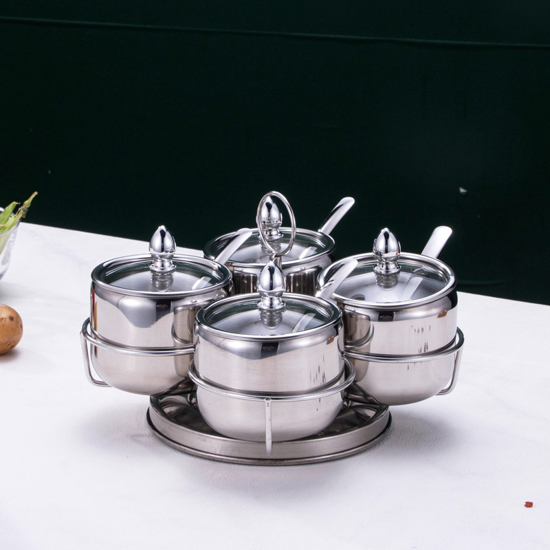 304 stainless steel condiment jar