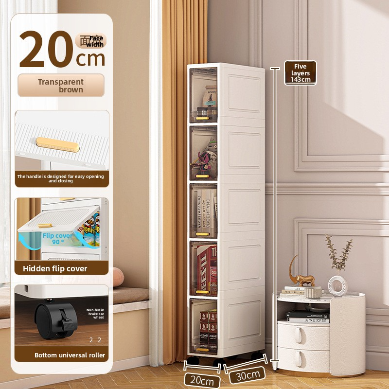 Gap multifunctional storage cabinet